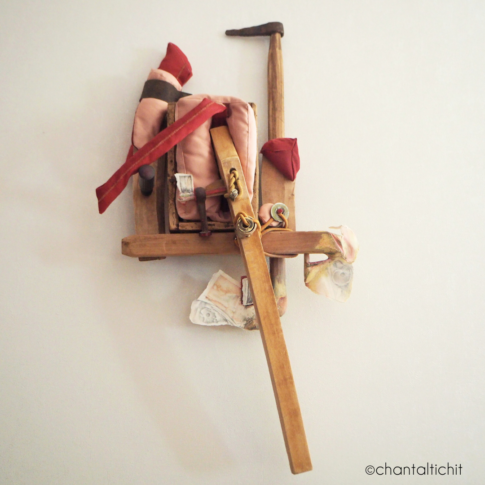 ContreCarré.e.s - Mural sculpture 29x16x7in / 75x41x19cm