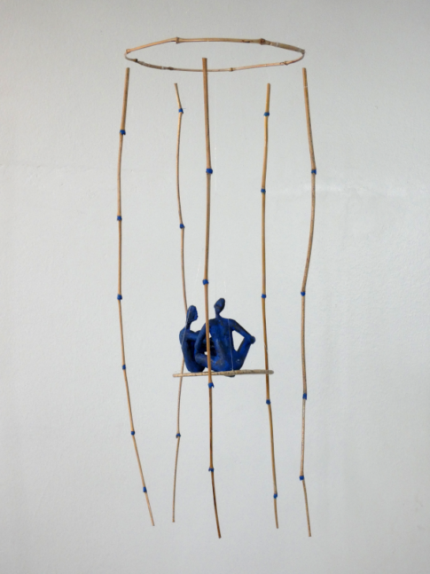 Conciliabule - 50 x 18 x 18 cm, papier, métal, bambou, 2026