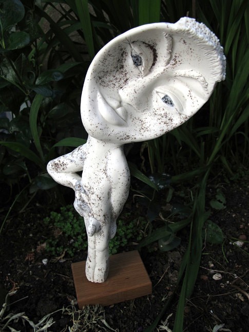 2013: cuillère de porcelaine avec paille de fer